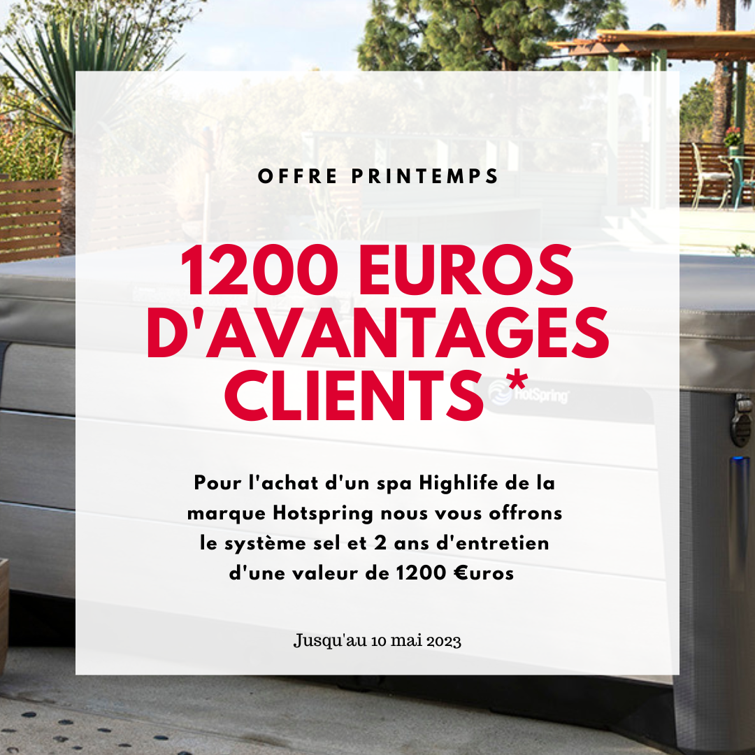 1200 euros d’avantages clients