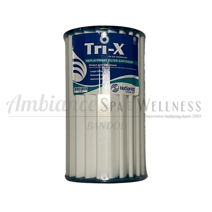 Filtre Tri-X HotSpring - Haut Pouvoir de Filtration - Très Résistant - Diamètre Extérieur 15,3 cm